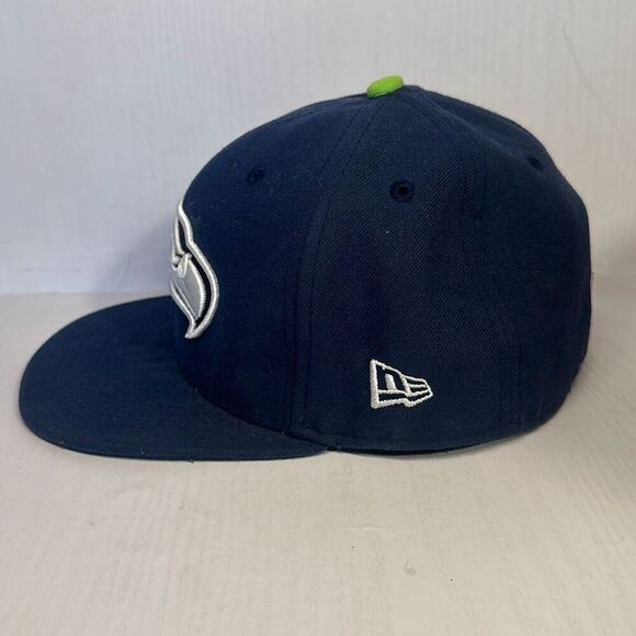 NFL Seattle Seahawks Fitted Hat 7 1/4 New Era 59Fifty - Picture 3 of 9